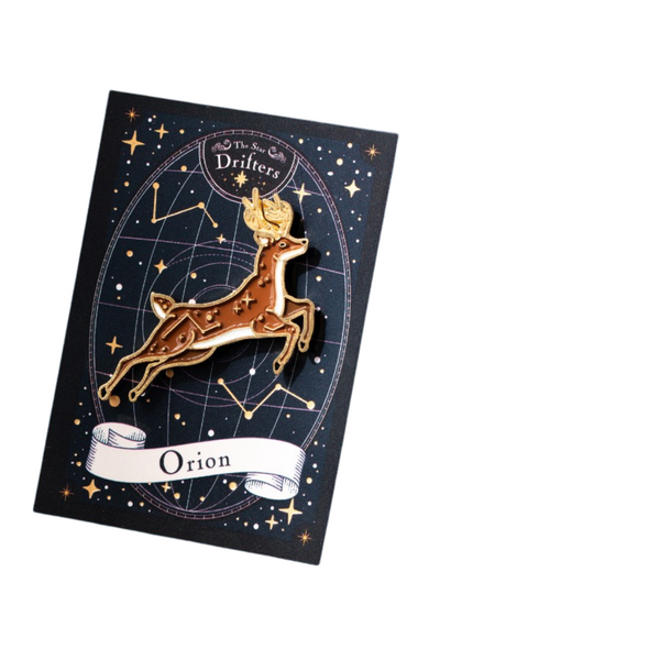 ORION THE GRACEFUL STAG ENAMEL PIN