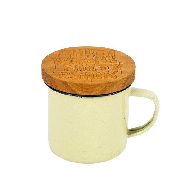 ENAMEL CUP "SHIT WRONG PARTY AGAIN"